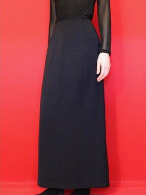 Vintage 90s Women's Navy High Waisted Lined, Size 8